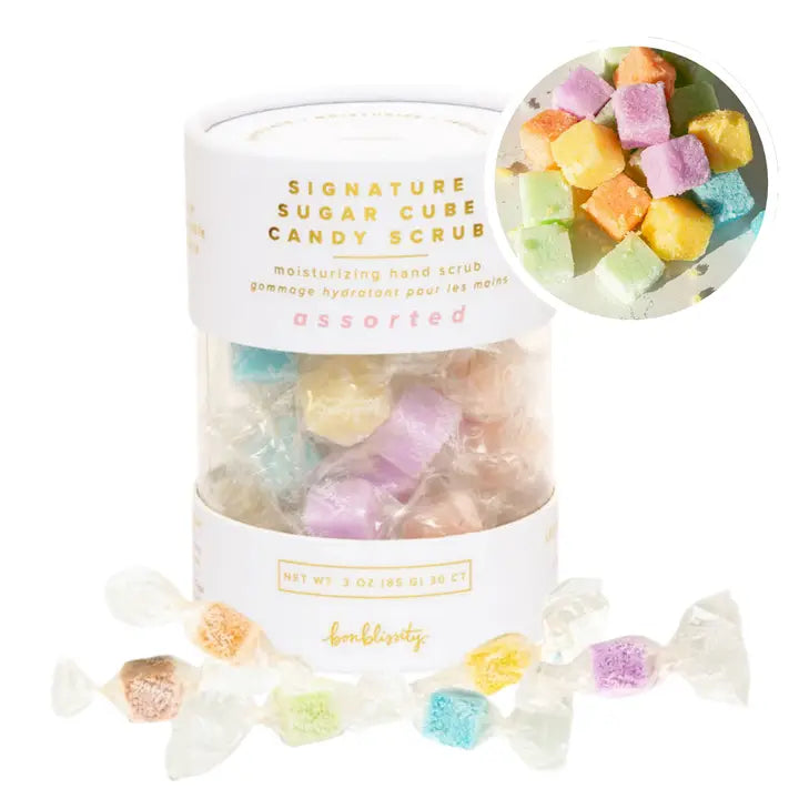 Assorted Sugar Cube Candy Scrub